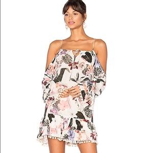 Lovers and Friends revolve tropical dress xs